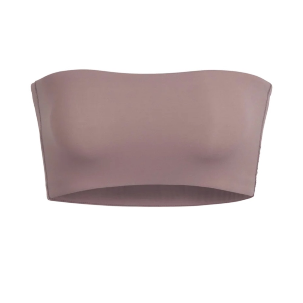 SKIMS Fits Everybody Bandeau Bra Top in Umber - M   NWOT